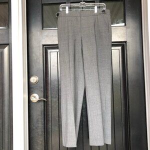 classique entier gray slacks, size 6, made of polyester/wool/spandex